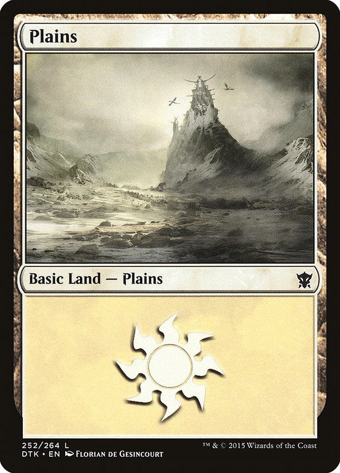 Plains (252) [Dragons of Tarkir] | Golgari Games