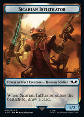 Soldier (003) // Sicarian Infiltrator Double-sided Token [Universes Beyond: Warhammer 40,000 Tokens] | Local Legends