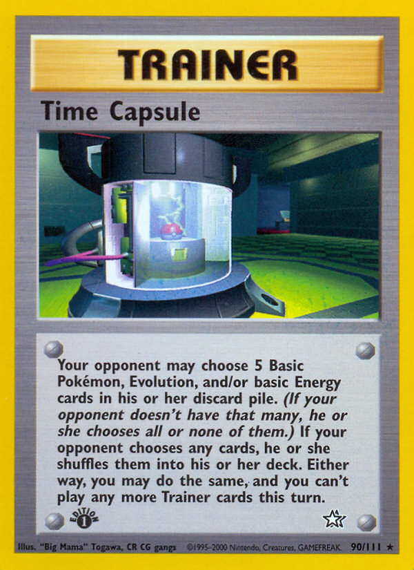 Time Capsule (90/111) [Neo Genesis 1st Edition] | Golgari Games