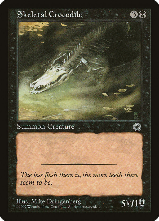 Skeletal Crocodile [Portal] | Golgari Games