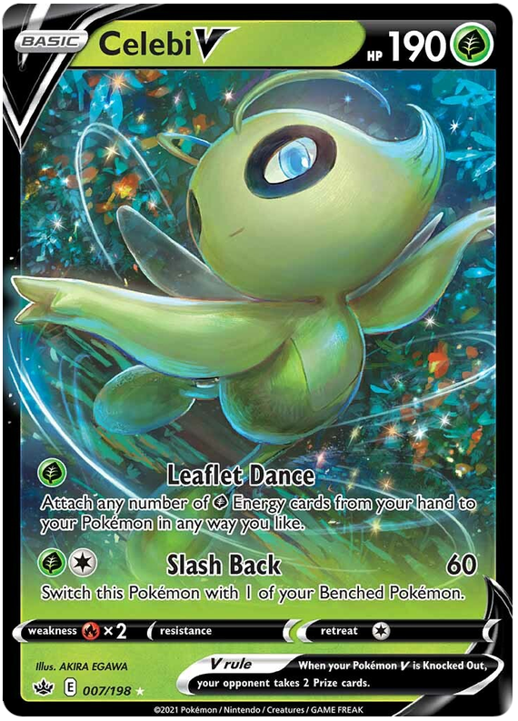 Celebi V (007/198) [Sword & Shield: Chilling Reign] | Golgari Games