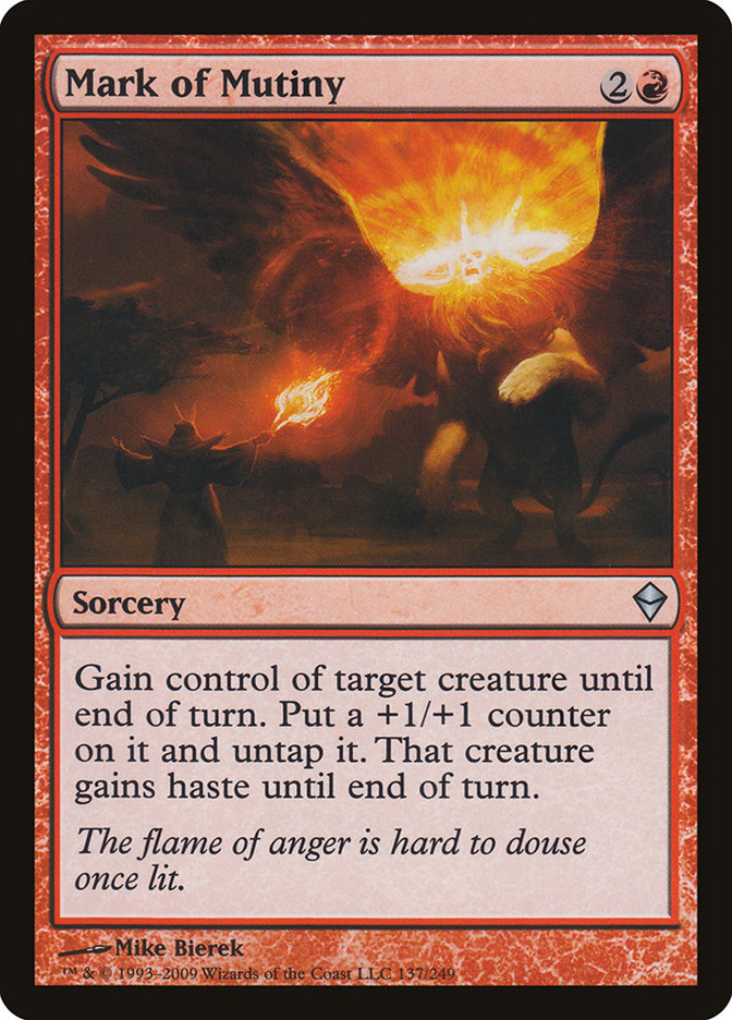 Mark of Mutiny [Zendikar] | Local Legends