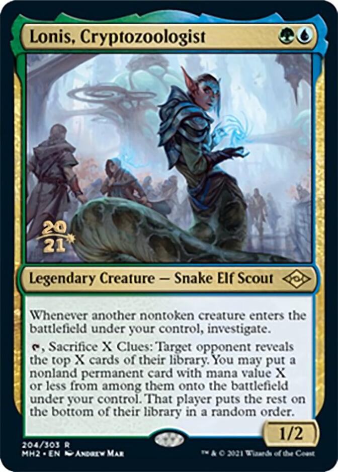 Lonis, Cryptozoologist [Modern Horizons 2 Prerelease Promos] | Golgari Games