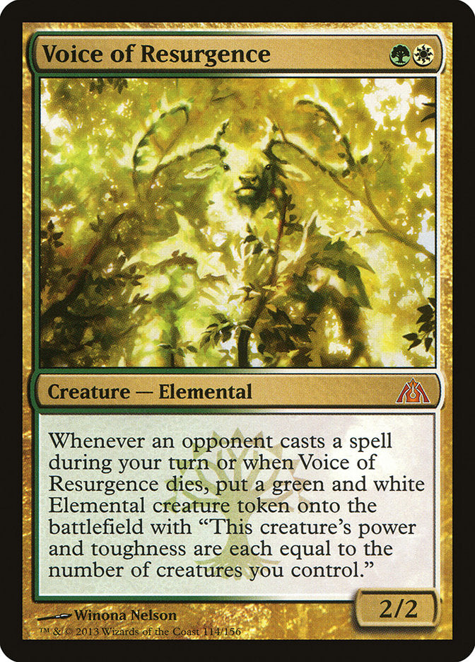 Voice of Resurgence [Dragon's Maze] | Golgari Games