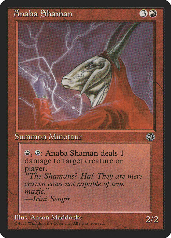 Anaba Shaman (Irini Sengir Flavor Text) [Homelands] | Local Legends