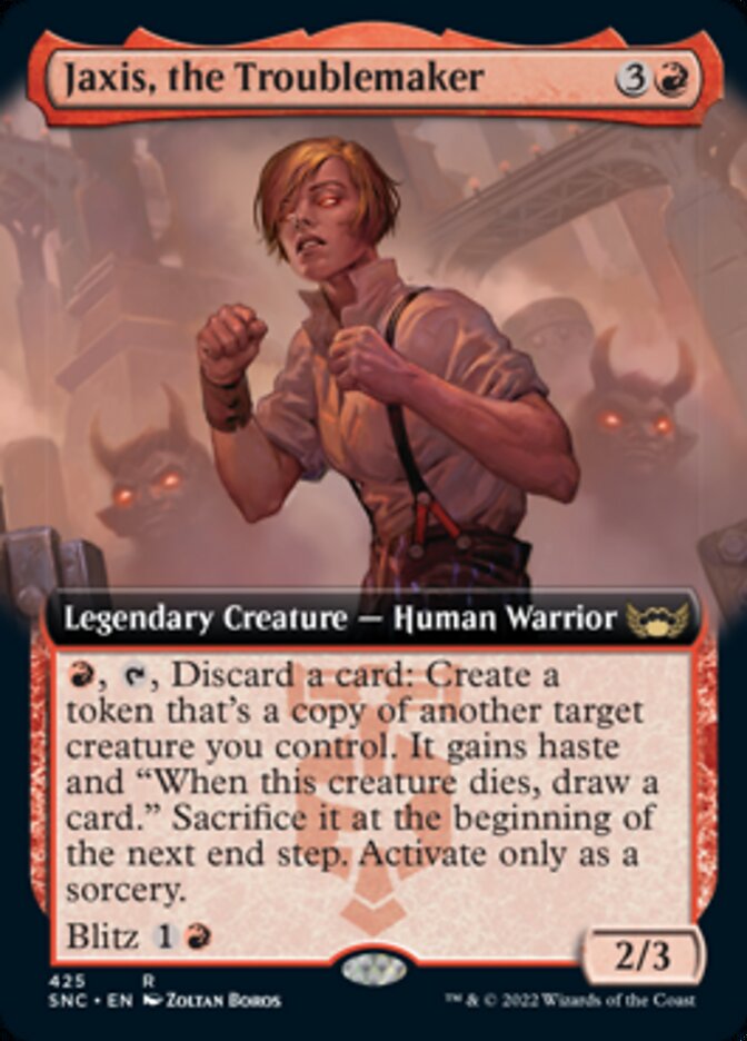Jaxis, the Troublemaker (Extended Art) [Streets of New Capenna] | Local Legends