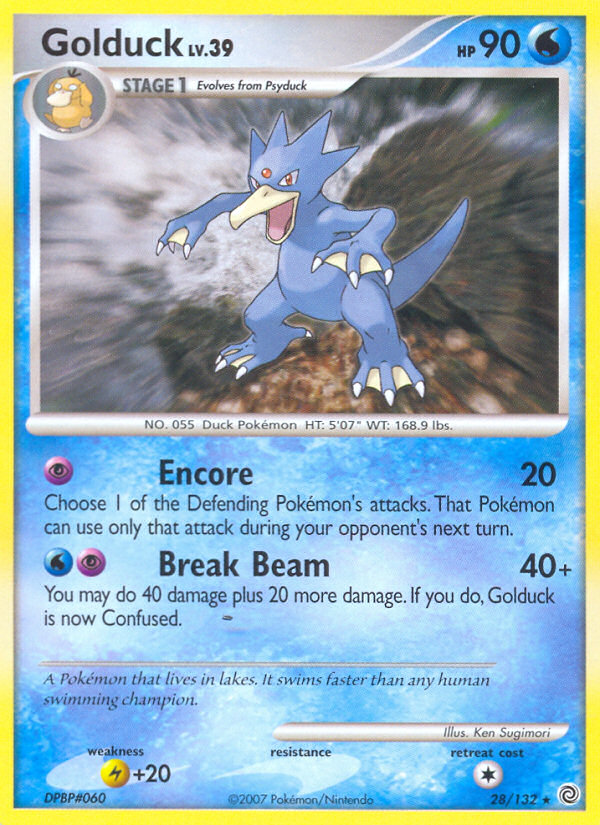 Golduck (28/132) [Diamond & Pearl: Secret Wonders] | Golgari Games