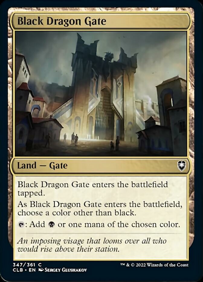 Black Dragon Gate [Commander Legends: Battle for Baldur's Gate] | Golgari Games