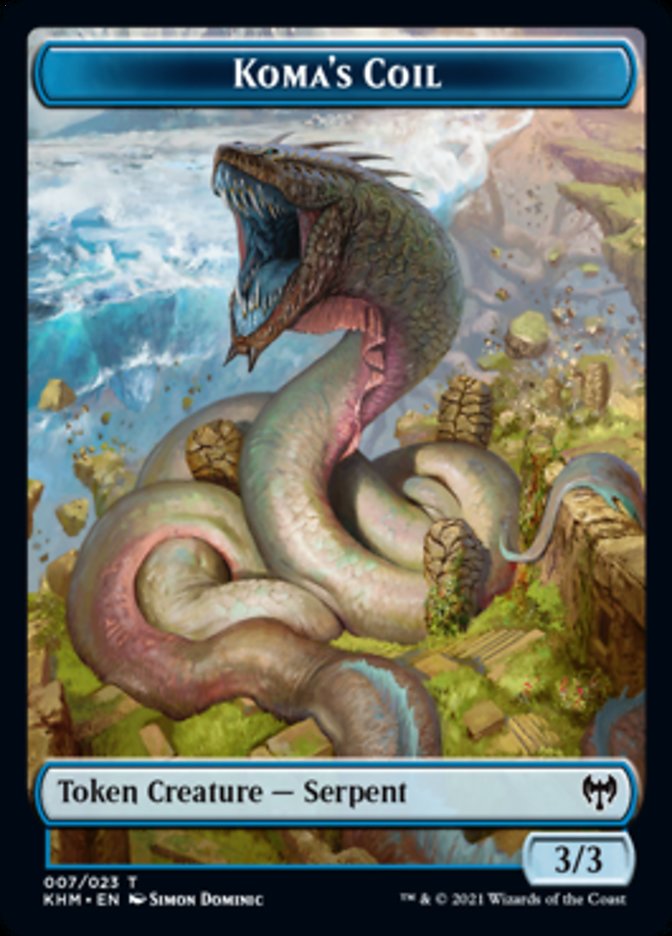 Koma's Coil Token [Kaldheim Tokens] | Local Legends