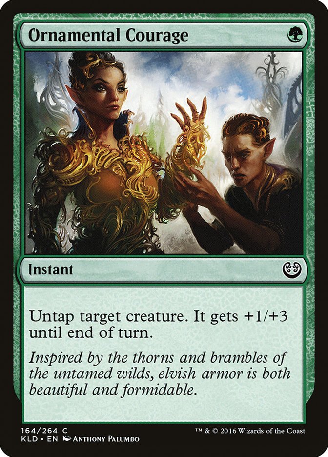 Ornamental Courage [Kaladesh] | Golgari Games