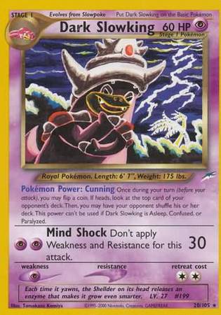 Dark Slowking (20/105) [Neo Destiny Unlimited] | Golgari Games