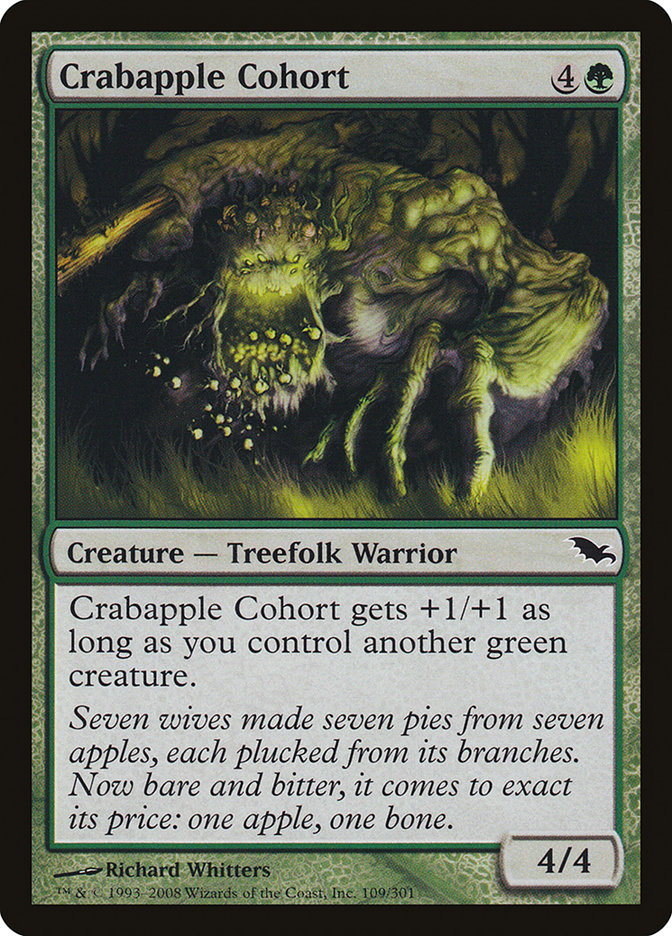 Crabapple Cohort [Shadowmoor] | Golgari Games