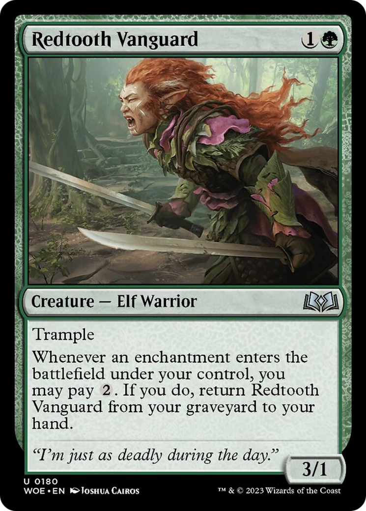 Redtooth Vanguard [Wilds of Eldraine] | Golgari Games