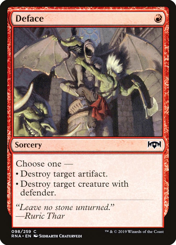 Deface [Ravnica Allegiance] | Local Legends