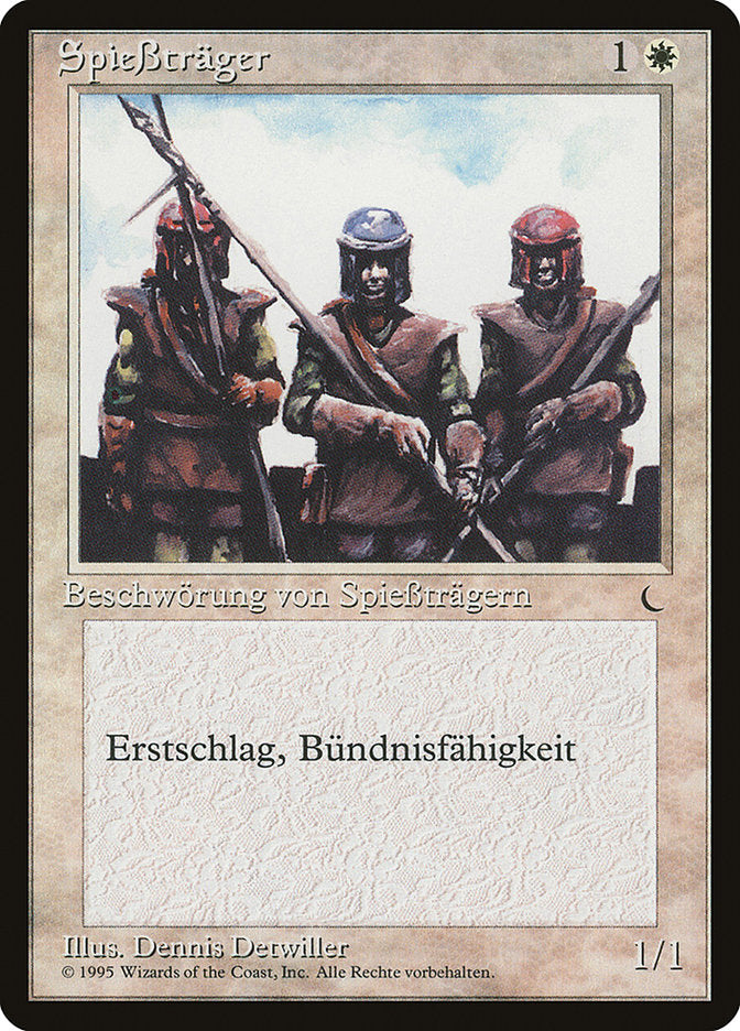 Pikemen (German) - "SpieBtrager" [Renaissance] | Golgari Games