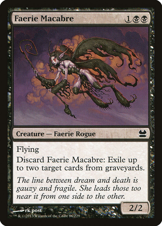 Faerie Macabre [Modern Masters] | Golgari Games