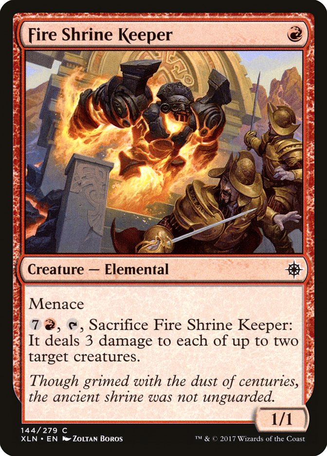 Fire Shrine Keeper [Ixalan] | Golgari Games