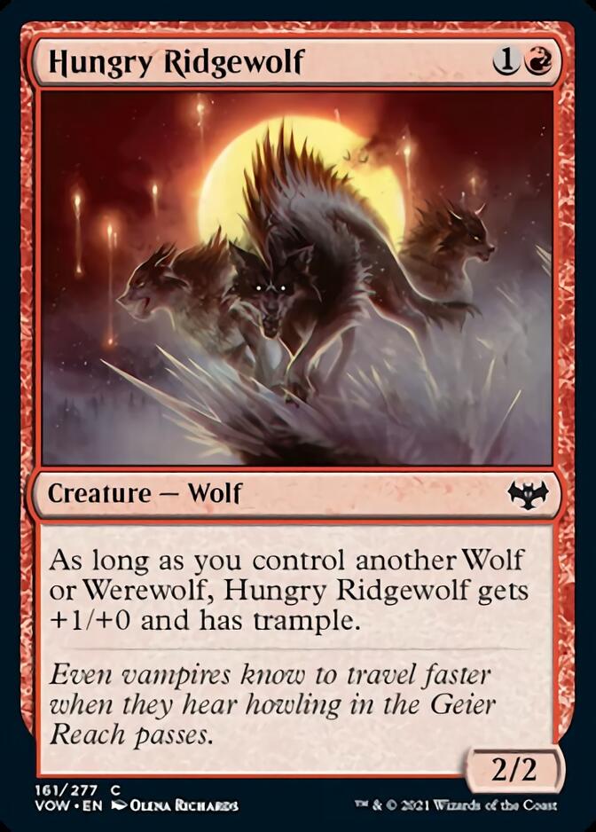 Hungry Ridgewolf [Innistrad: Crimson Vow] | Golgari Games