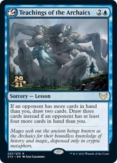 Teachings of the Archaics [Strixhaven: School of Mages Prerelease Promos] | Local Legends