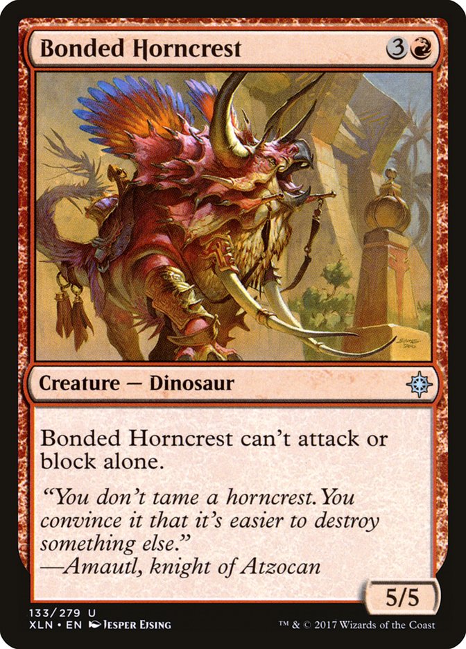 Bonded Horncrest [Ixalan] | Golgari Games