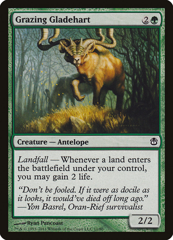 Grazing Gladehart [Duel Decks: Ajani vs. Nicol Bolas] | Local Legends