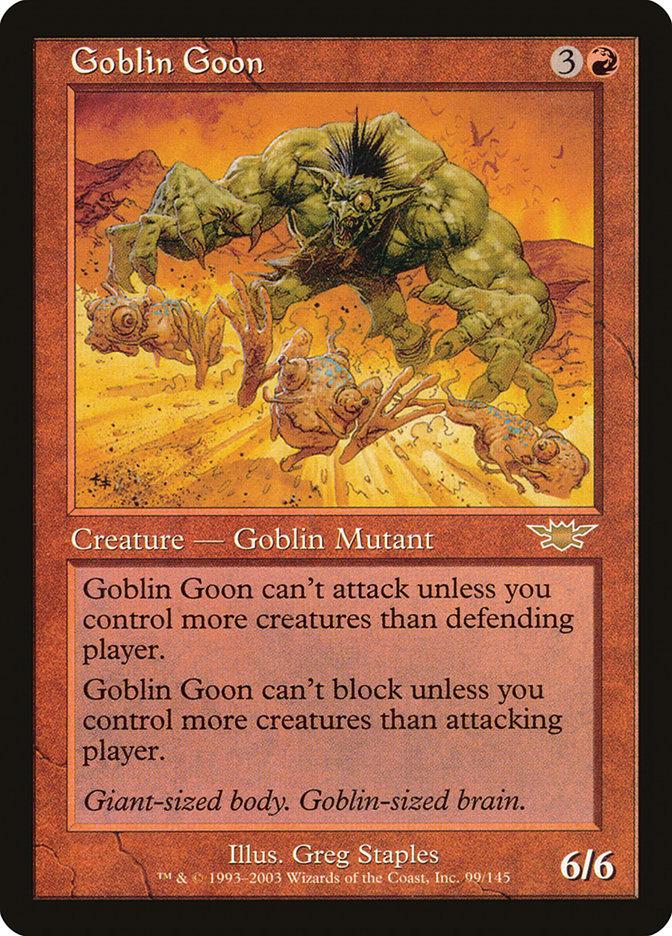 Goblin Goon [Legions] | Golgari Games