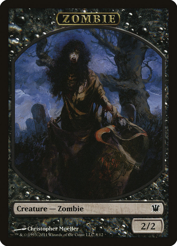 Zombie Token (8/12) [Innistrad Tokens] | Golgari Games