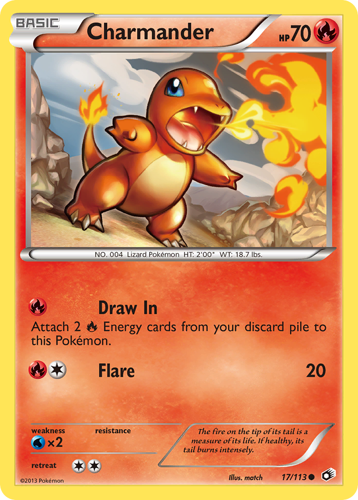 Charmander (17/113) [Black & White: Legendary Treasures] | Golgari Games