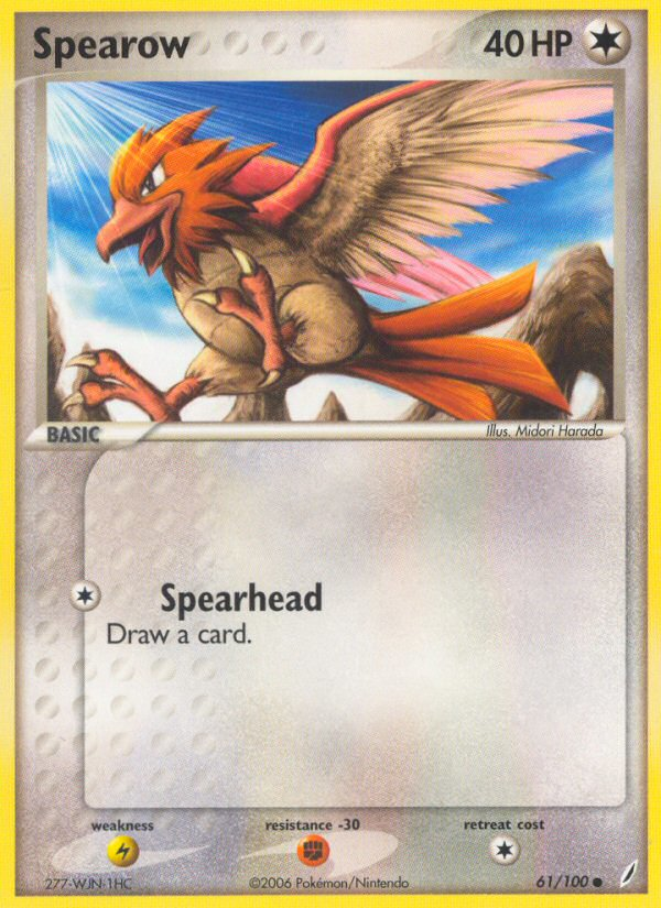 Spearow (61/100) [EX: Crystal Guardians] | Golgari Games