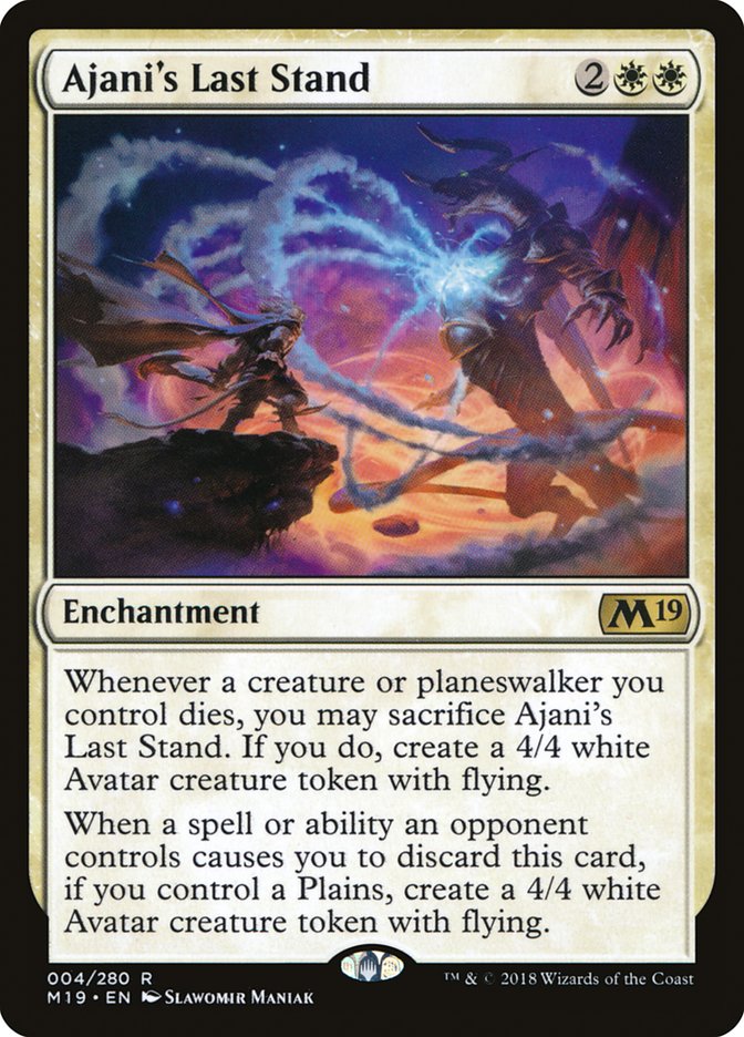 Ajani's Last Stand [Core Set 2019] | Golgari Games