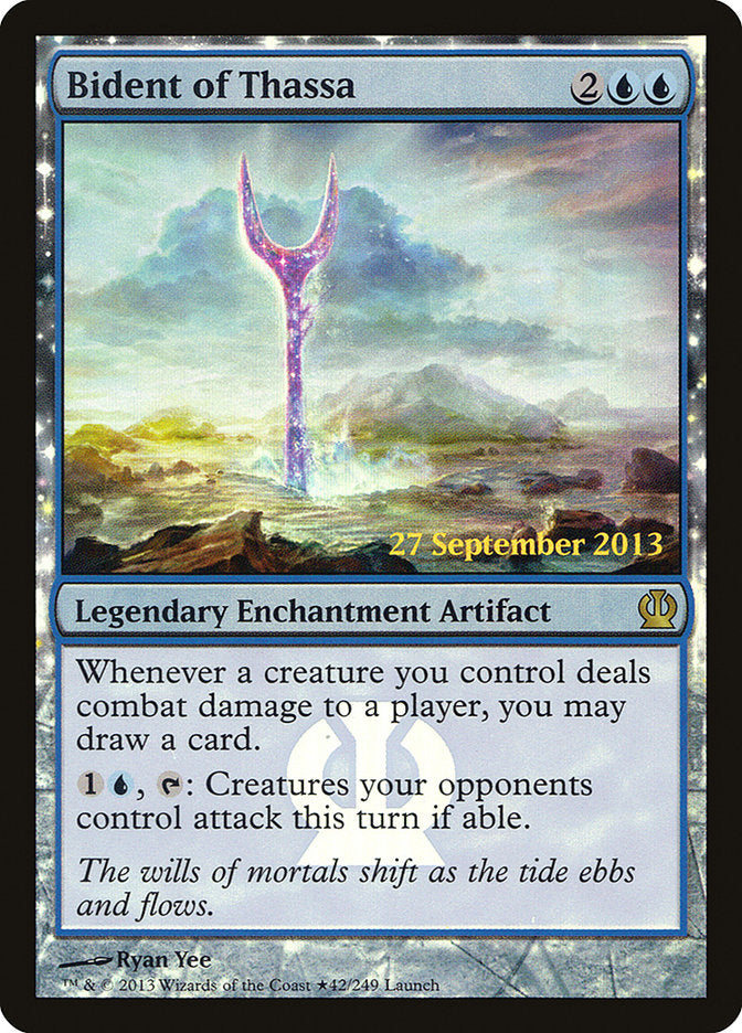 Bident of Thassa (Prerelease) [Theros Promos] | Local Legends