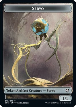 Myr // Servo Double-Sided Token [The Brothers' War Commander Tokens] | Local Legends