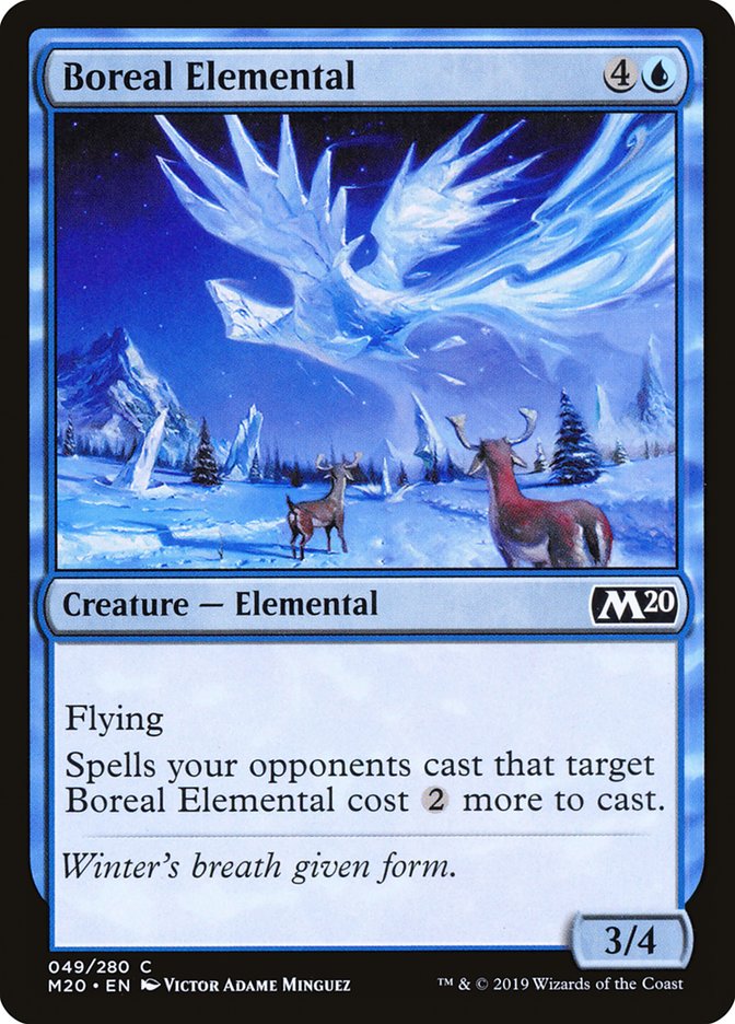 Boreal Elemental [Core Set 2020] | Local Legends