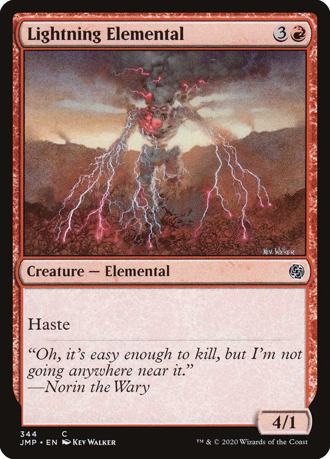 Lightning Elemental [Jumpstart] | Local Legends