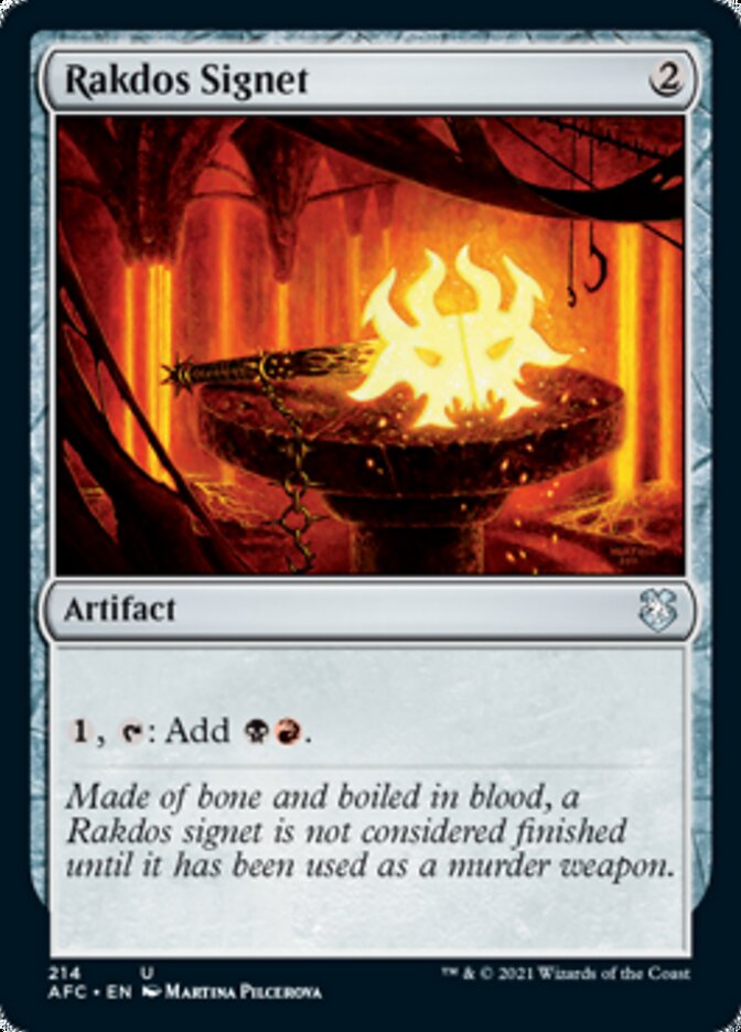Rakdos Signet [Dungeons & Dragons: Adventures in the Forgotten Realms Commander] | Local Legends