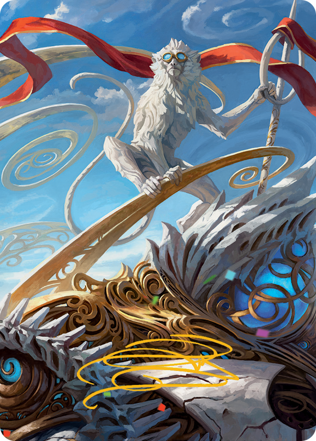 Ragavan, Nimble Pilferer Art Card (Gold-Stamped Signature) [March of the Machine Art Series] | Local Legends