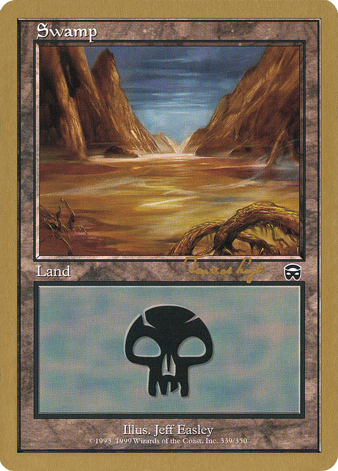 Swamp (tvdl339a) (Tom van de Logt) [World Championship Decks 2001] | Local Legends