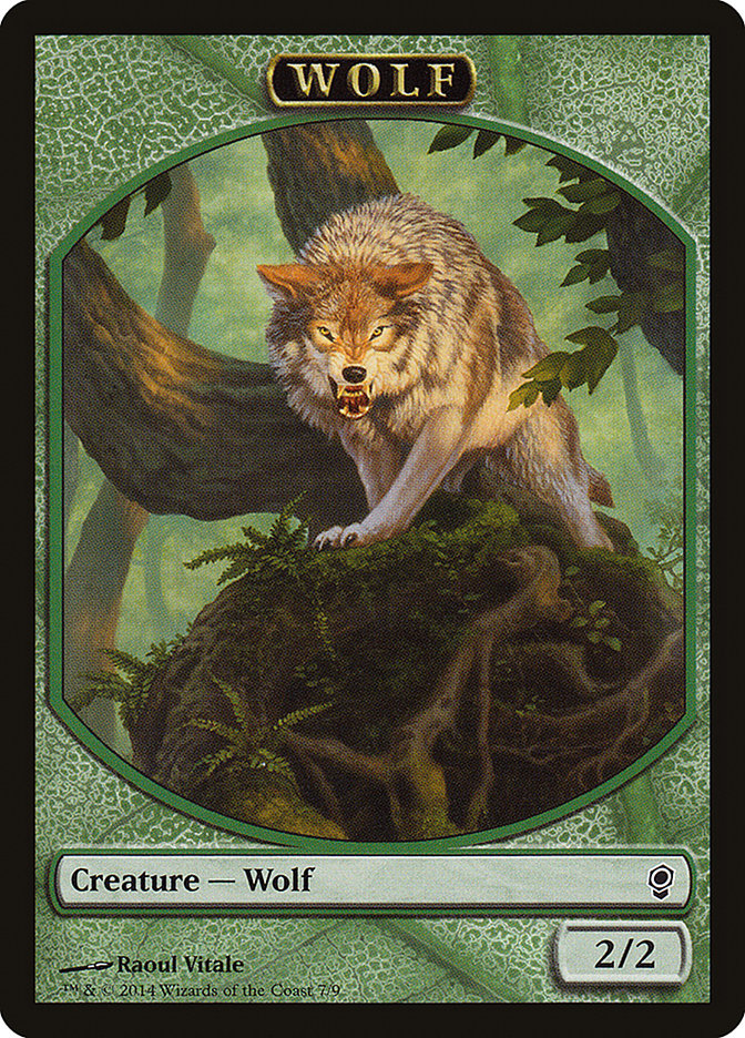 Wolf Token [Conspiracy Tokens] | Golgari Games