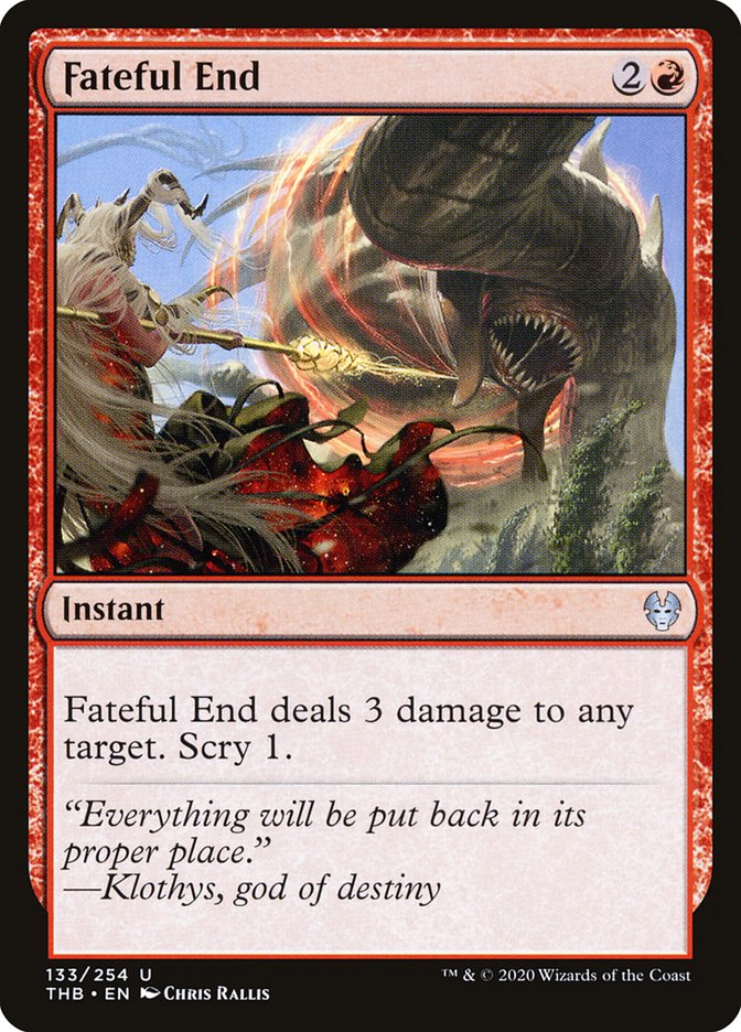 Fateful End [Theros Beyond Death] | Local Legends