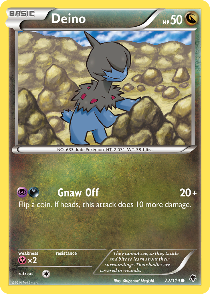 Deino (72/119) [XY: Phantom Forces] | Golgari Games