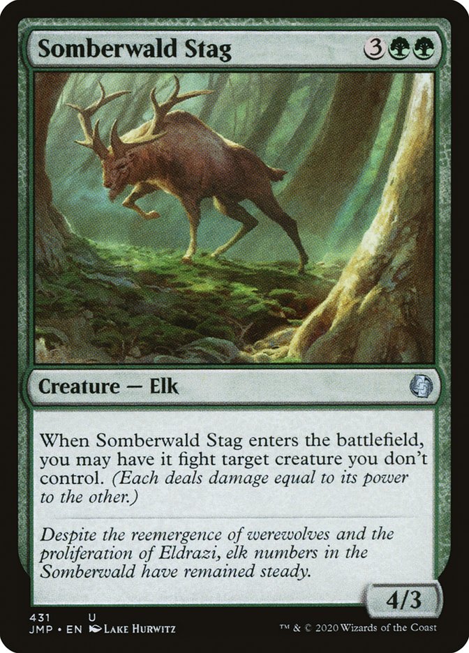 Somberwald Stag [Jumpstart] | Golgari Games