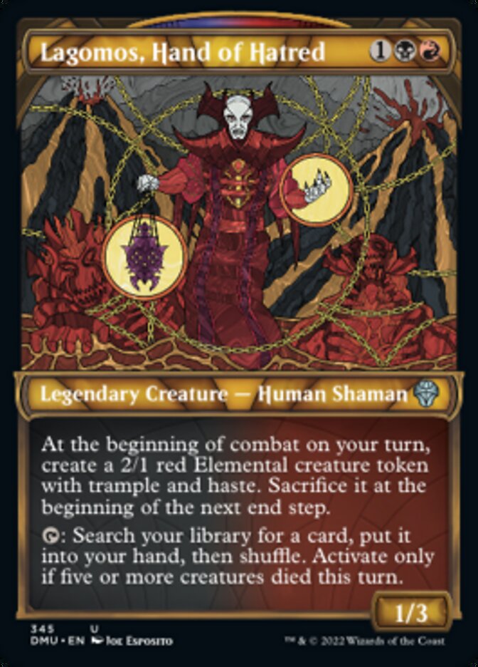 Lagomos, Hand of Hatred (Showcase Textured) [Dominaria United] | Local Legends