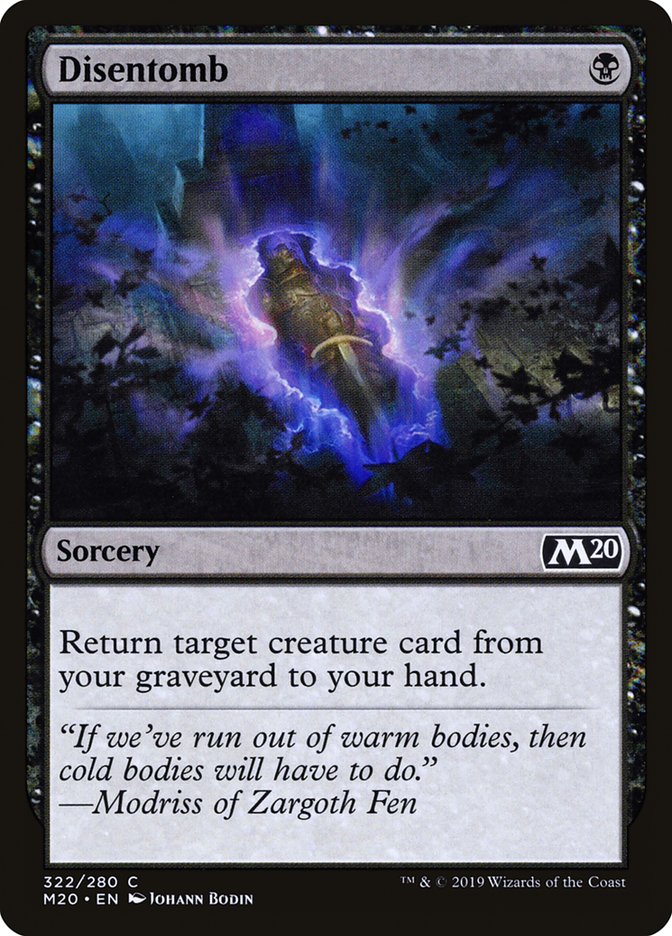 Disentomb [Core Set 2020] | Local Legends