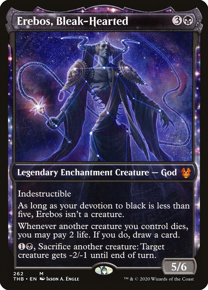 Erebos, Bleak-Hearted (Showcase) [Theros Beyond Death] | Local Legends