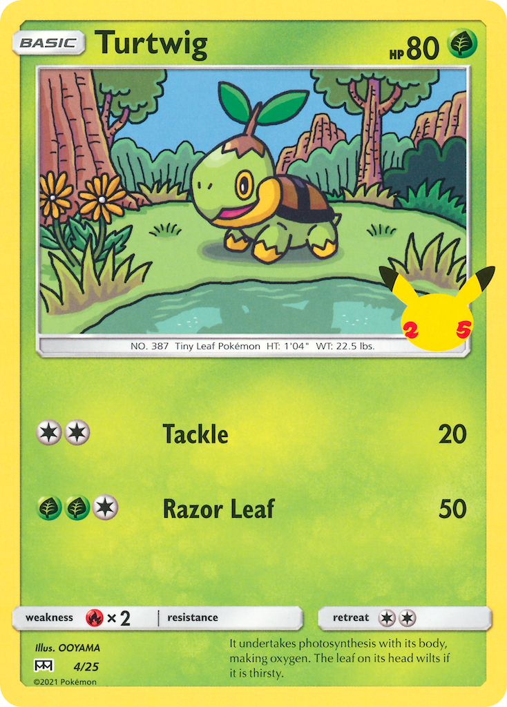 Turtwig (4/25) [McDonald's 25th Anniversary] | Golgari Games