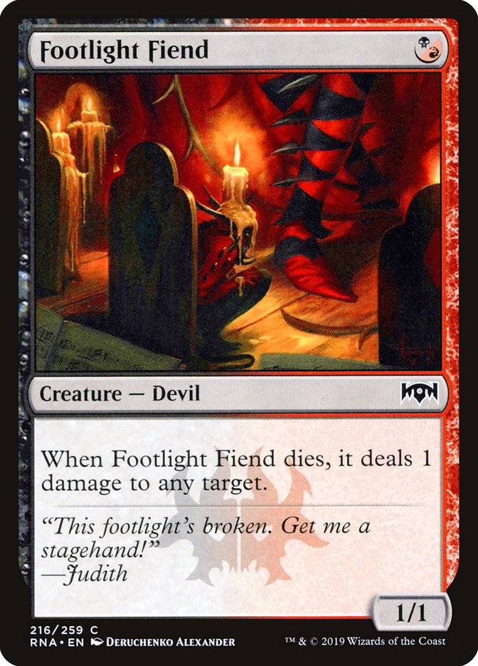 Footlight Fiend [Ravnica Allegiance] | Golgari Games