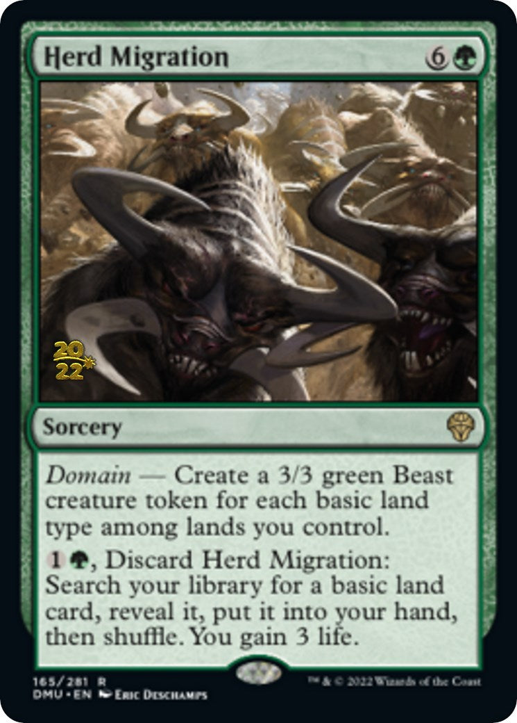 Herd Migration [Dominaria United Prerelease Promos] | Local Legends