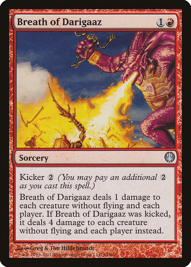 Breath of Darigaaz [Duel Decks: Knights vs. Dragons] | Local Legends