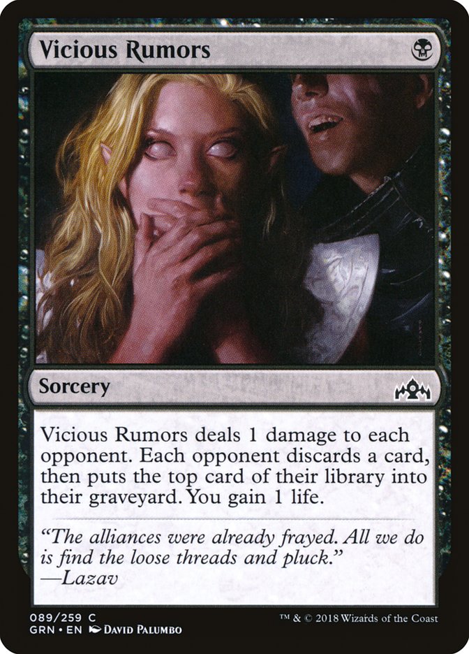 Vicious Rumors [Guilds of Ravnica] | Golgari Games