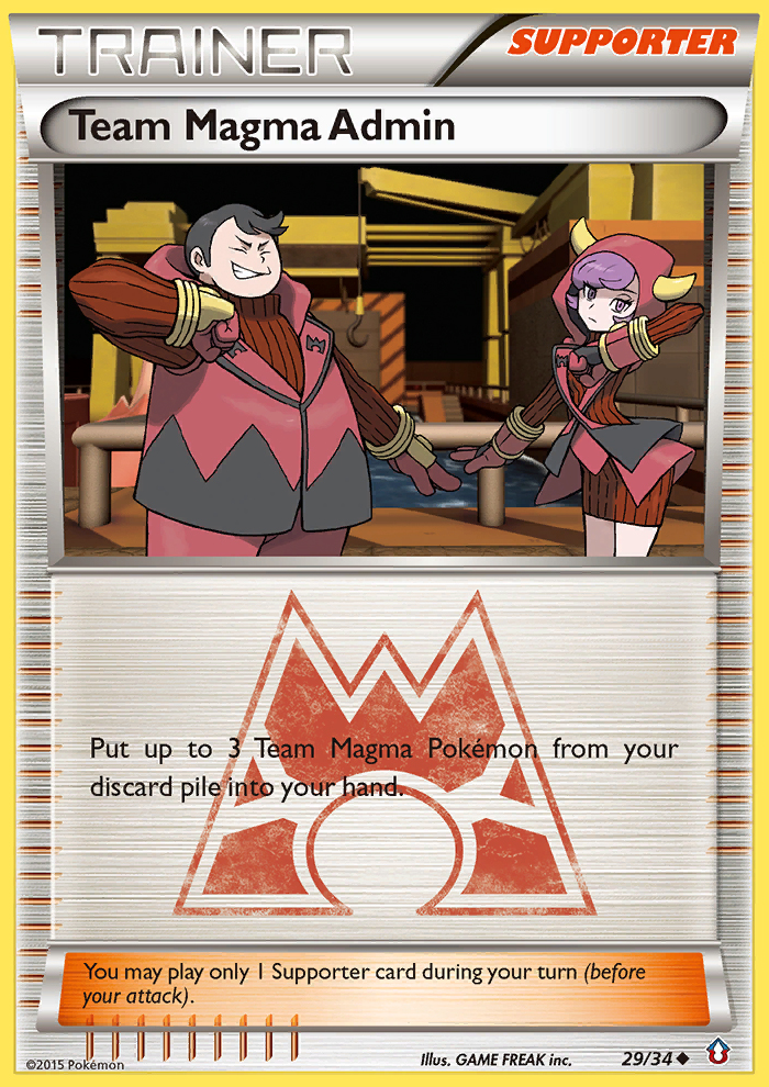 Team Magma Admin (29/34) [XY: Double Crisis] | Golgari Games